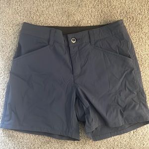 Size 0 Patagonia blue gray shorts